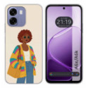 Funda Silicona para Oppo A6x / A6k diseño Mujer 05 Dibujos