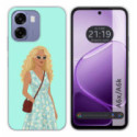 Funda Silicona para Oppo A6x / A6k diseño Mujer 07 Dibujos