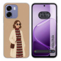 Funda Silicona para Oppo A6x / A6k diseño Mujer 09 Dibujos