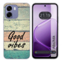 Funda Silicona para Oppo A6x / A6k diseño Madera 01 Dibujos