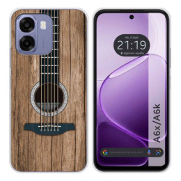 Funda Silicona para Oppo A6x / A6k diseño Madera 11 Dibujos