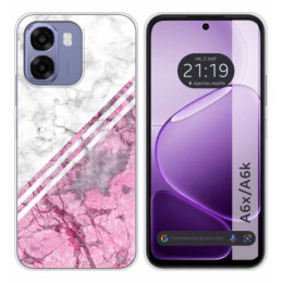 Funda Silicona para Oppo A6x / A6k diseño Mármol 03 Dibujos
