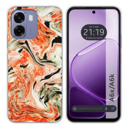 Funda Silicona para Oppo A6x / A6k diseño Mármol 12 Dibujos