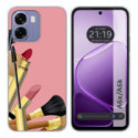 Funda Silicona para Oppo A6x / A6k diseño Brochas Dibujos