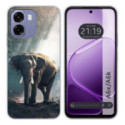 Funda Silicona para Oppo A6x / A6k diseño Elefante Dibujos