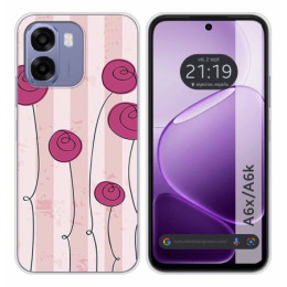 Funda Silicona para Oppo A6x / A6k diseño Flores Vintage...