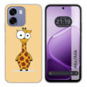 Funda Silicona para Oppo A6x / A6k diseño Jirafa Dibujos