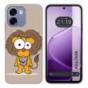 Funda Silicona para Oppo A6x / A6k diseño Leon Dibujos