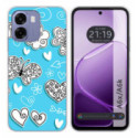 Funda Silicona para Oppo A6x / A6k diseño Mariposas Dibujos