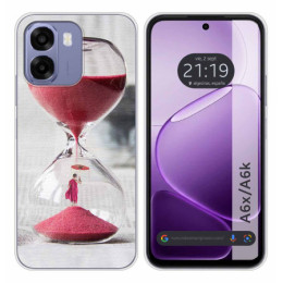 Funda Silicona para Oppo A6x / A6k diseño Reloj Dibujos