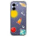 Funda Silicona Antigolpes para Oppo A6x / A6k diseño Espacio Dibujos