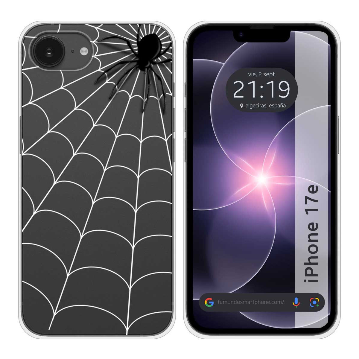 Funda Silicona Transparente para iPhone 17e...