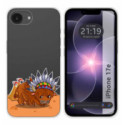 Funda Silicona Transparente para iPhone 17e diseño Bufalo Dibujos