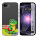 Funda Silicona Transparente para iPhone 17e diseño Coco Dibujos