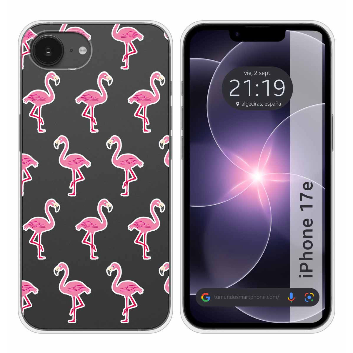 Funda Silicona Transparente para iPhone 17e...