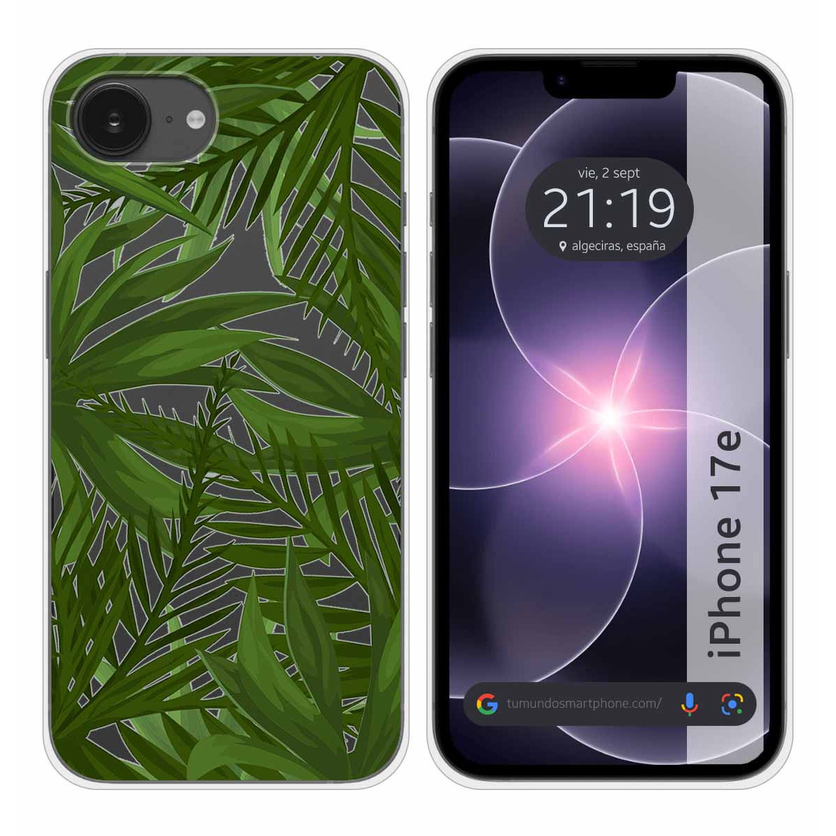 Funda Silicona Transparente para iPhone 17e...