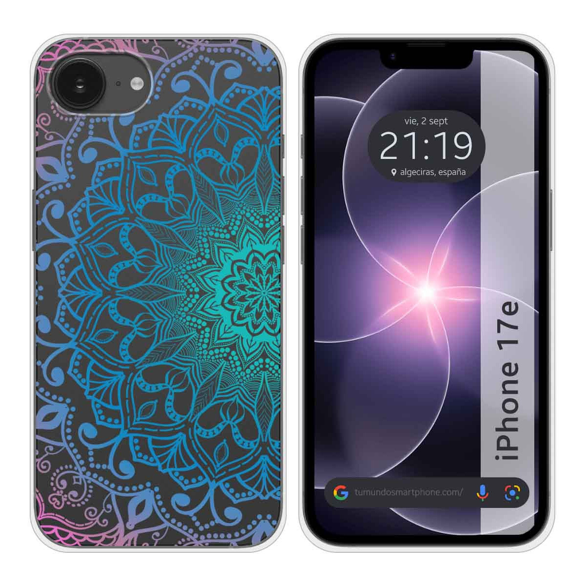 Funda Silicona Transparente para iPhone 17e...