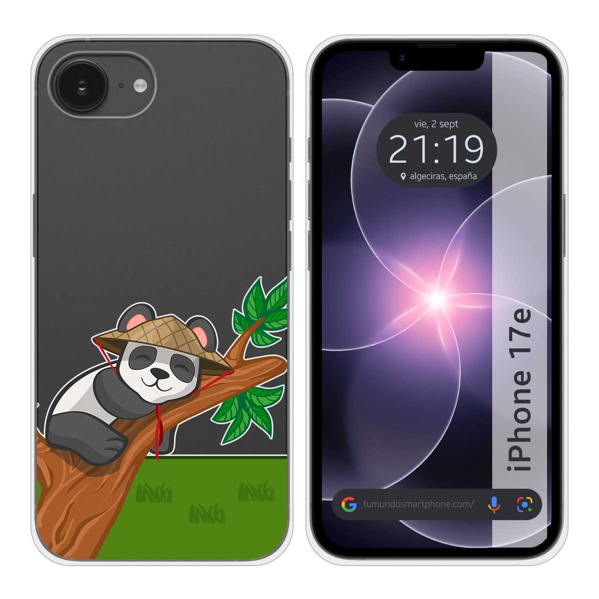 Funda Silicona Transparente para iPhone 17e...