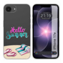 Funda Silicona Transparente para iPhone 17e diseño Summer Dibujos