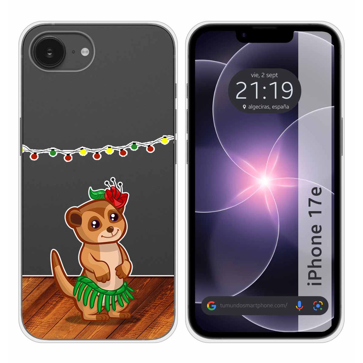 Funda Silicona Transparente para iPhone 17e...