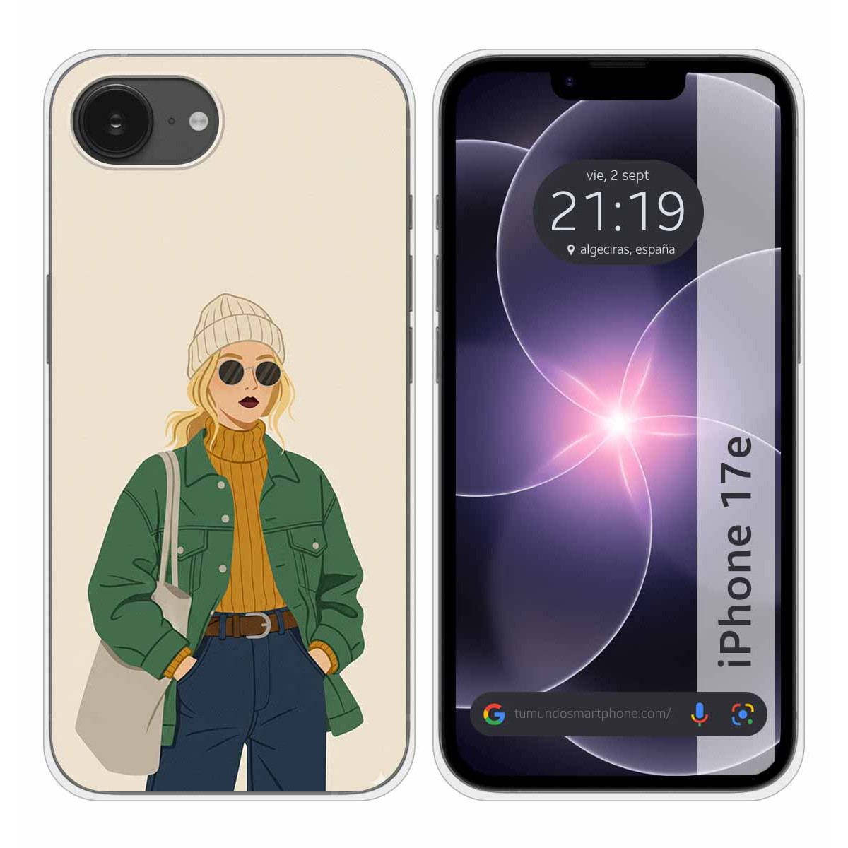 Funda Silicona para iPhone 17e diseño Mujer 03...