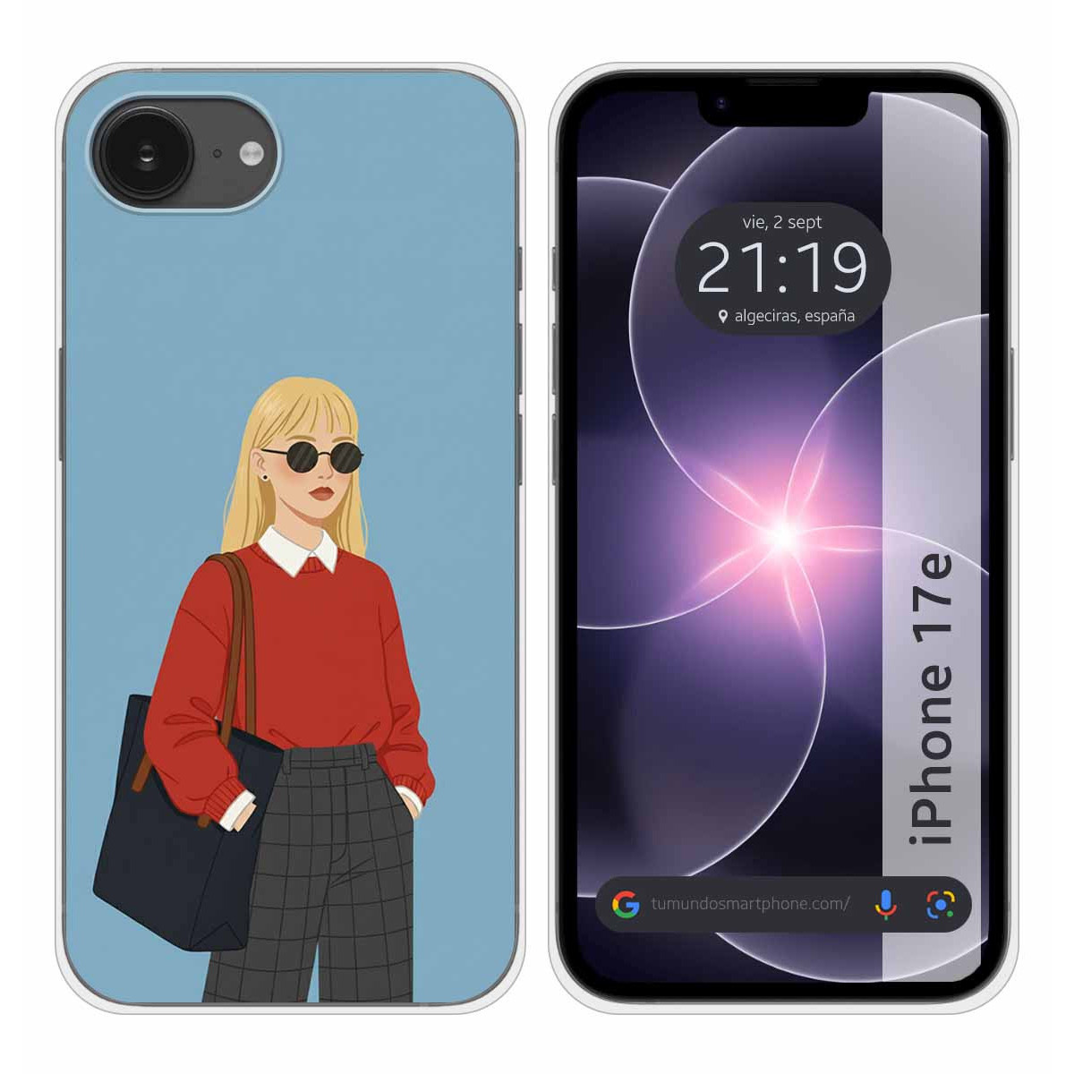 Funda Silicona para iPhone 17e diseño Mujer 04...