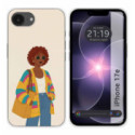 Funda Silicona para iPhone 17e diseño Mujer 05 Dibujos