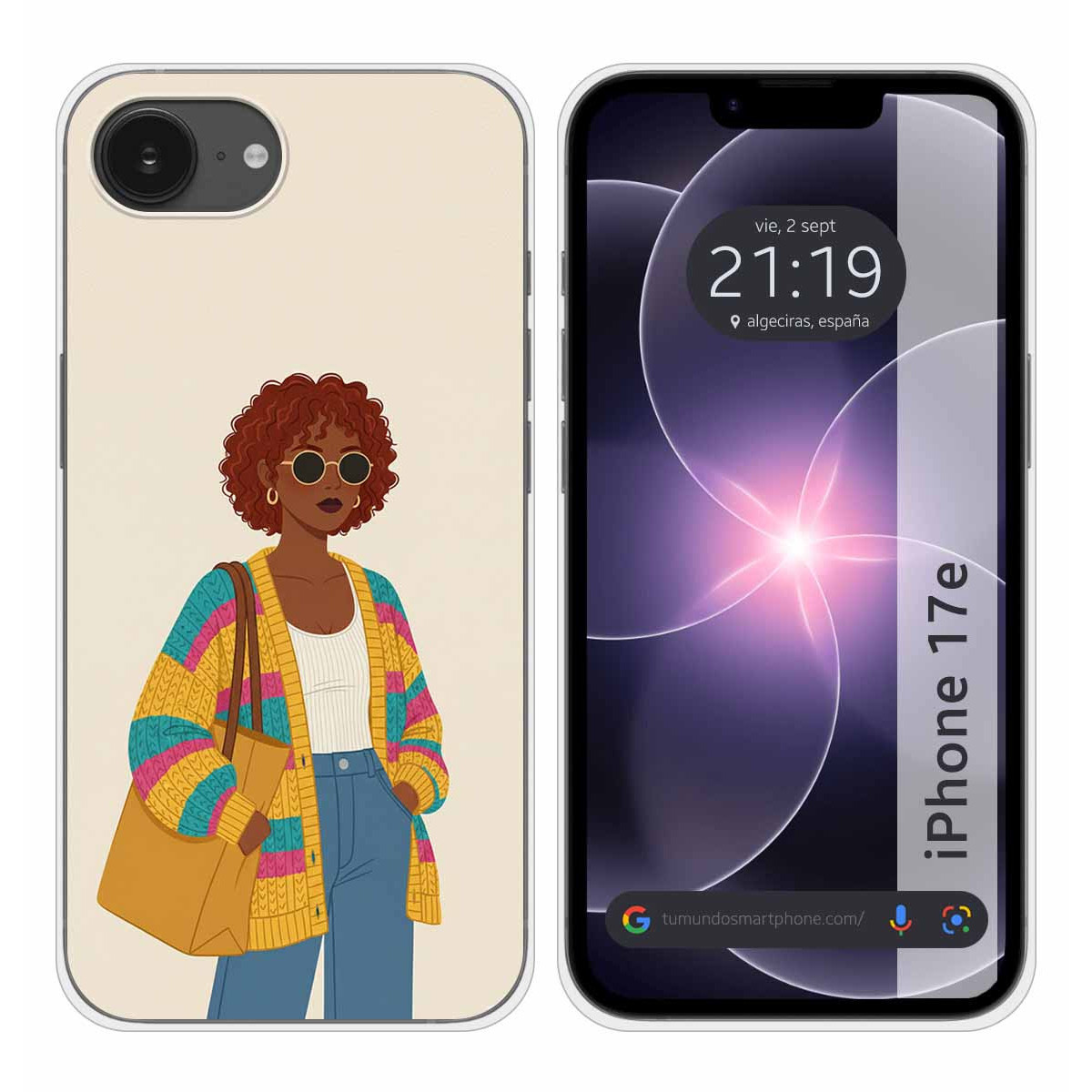 Funda Silicona para iPhone 17e diseño Mujer 05...