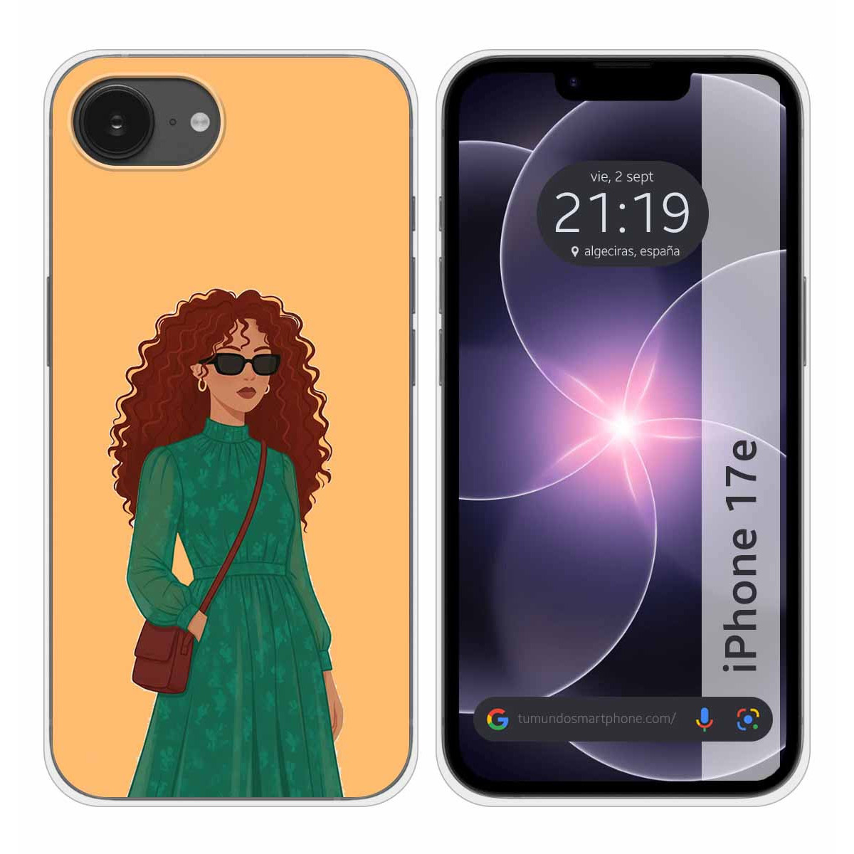 Funda Silicona para iPhone 17e diseño Mujer 06...
