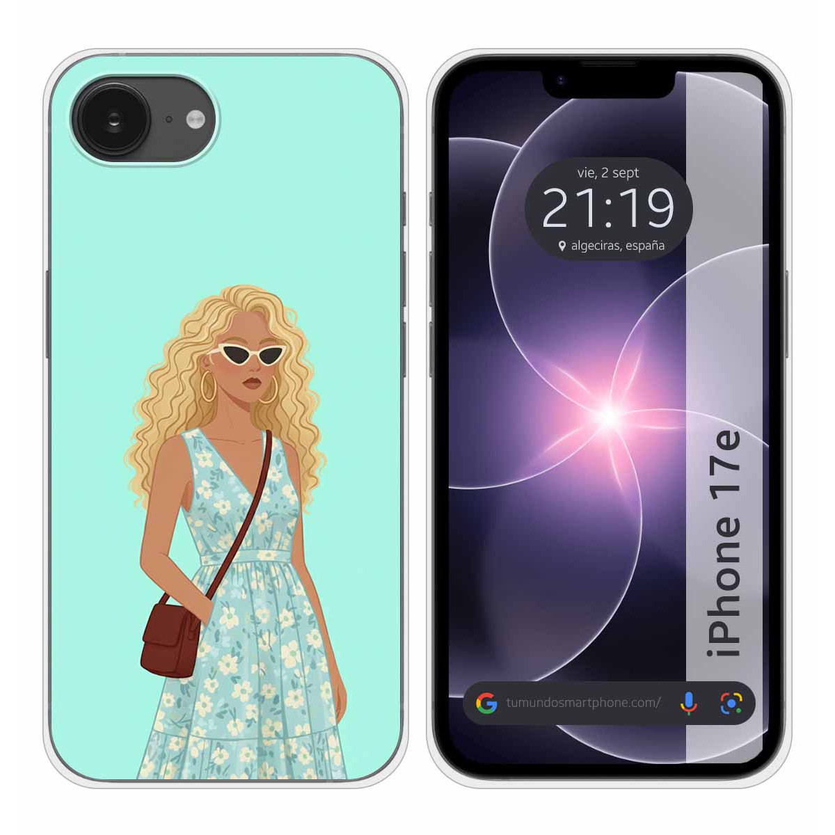 Funda Silicona para iPhone 17e diseño Mujer 07...