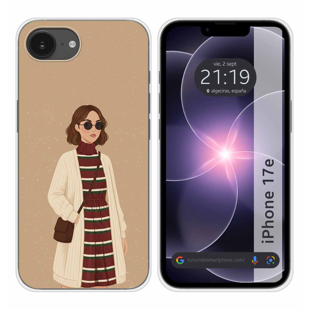 Funda Silicona para iPhone 17e diseño Mujer 09...