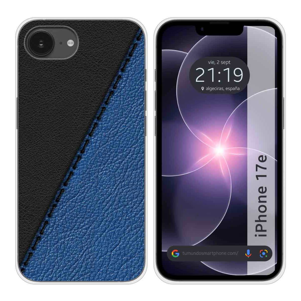 Funda Silicona para iPhone 17e diseño Cuero 02...