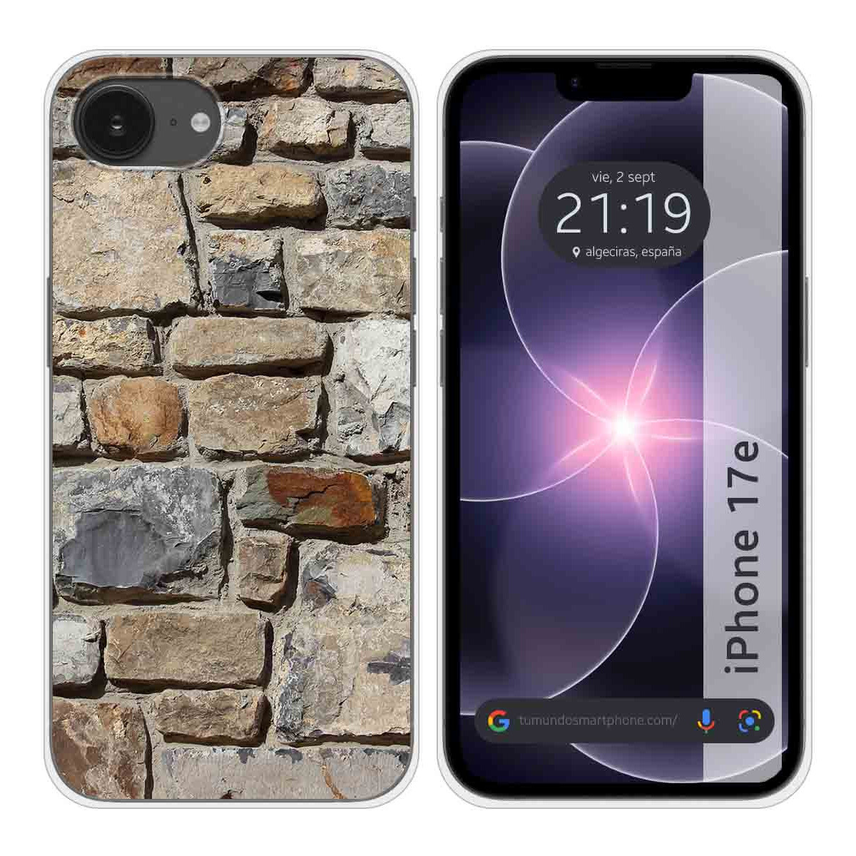 Funda Silicona para iPhone 17e diseño Ladrillo...