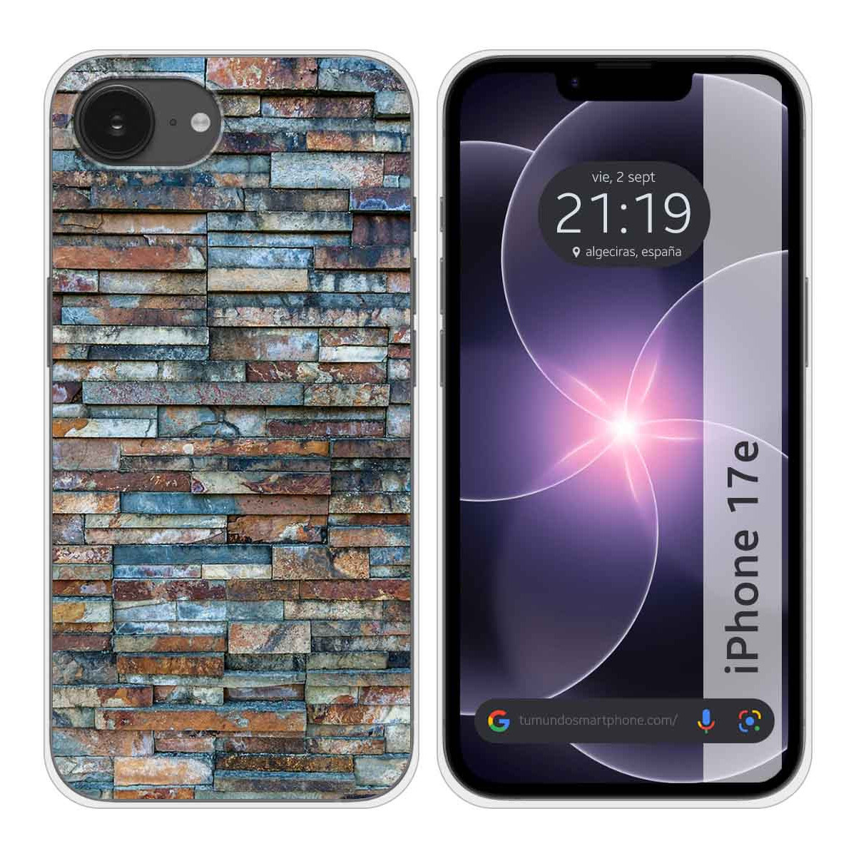 Funda Silicona para iPhone 17e diseño Ladrillo...