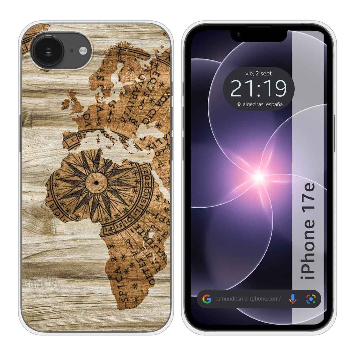Funda Silicona para iPhone 17e diseño Madera 07...