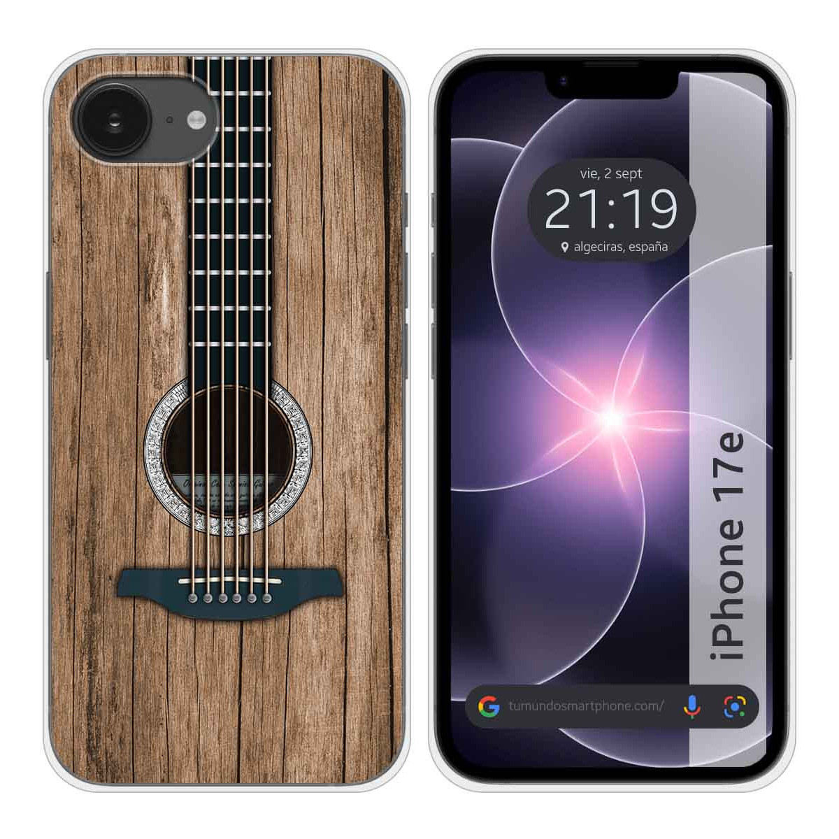 Funda Silicona para iPhone 17e diseño Madera 11...