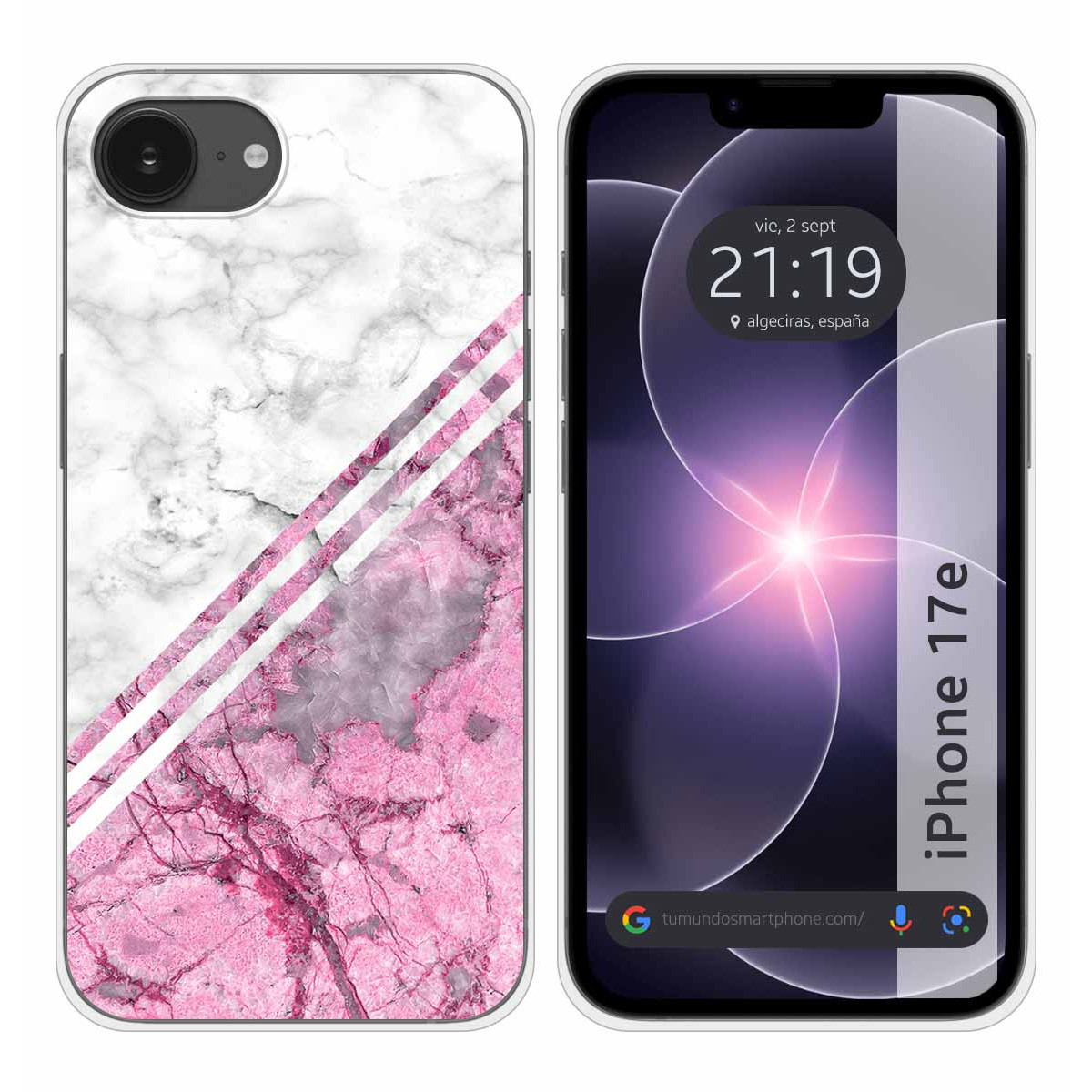 Funda Silicona para iPhone 17e diseño Mármol 03...