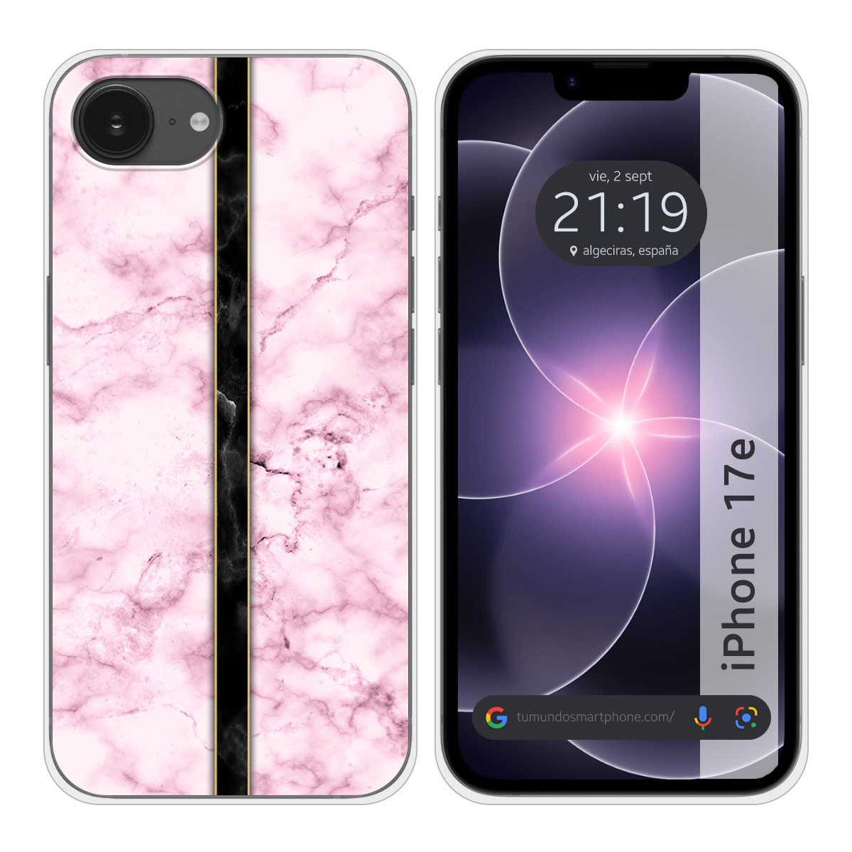 Funda Silicona para iPhone 17e diseño Mármol 04...