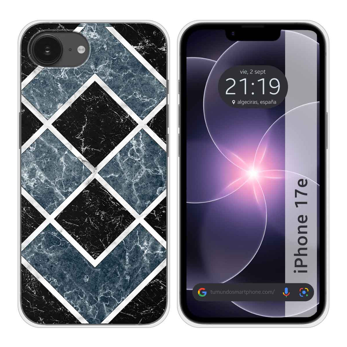 Funda Silicona para iPhone 17e diseño Mármol 06...