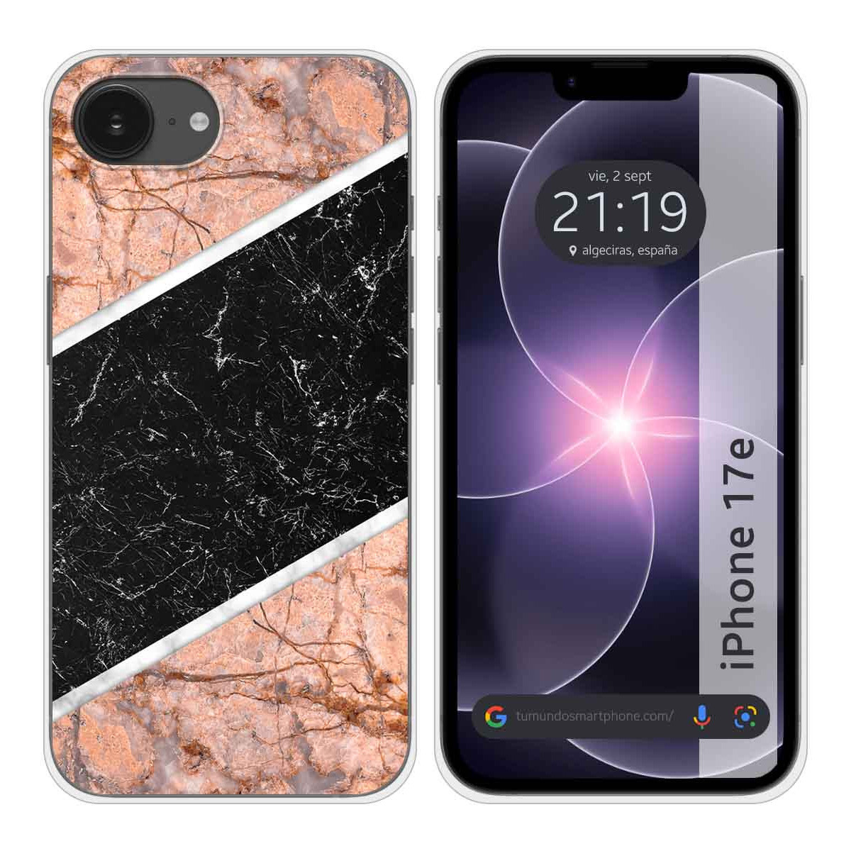 Funda Silicona para iPhone 17e diseño Mármol 07...