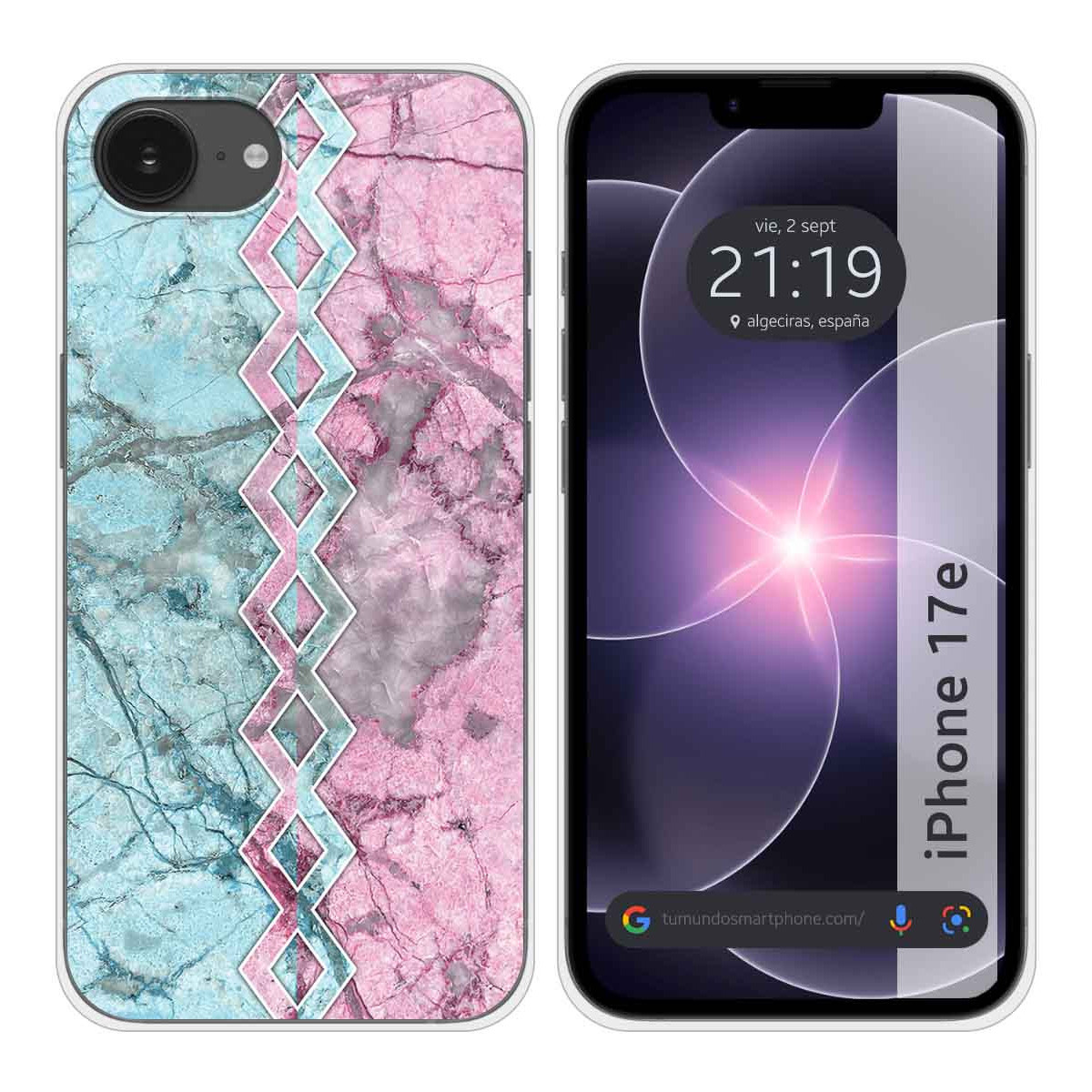 Funda Silicona para iPhone 17e diseño Mármol 08...