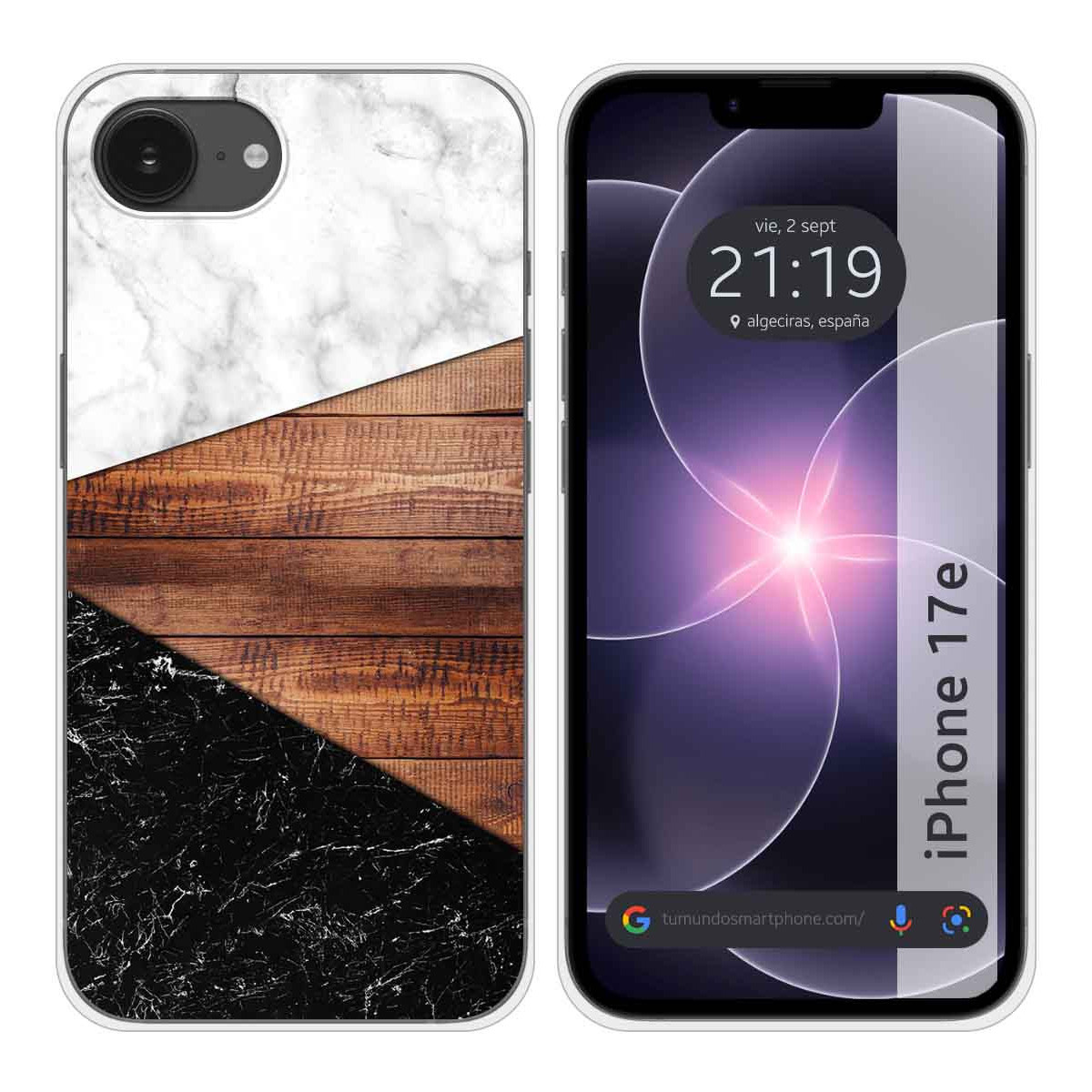 Funda Silicona para iPhone 17e diseño Mármol 11...