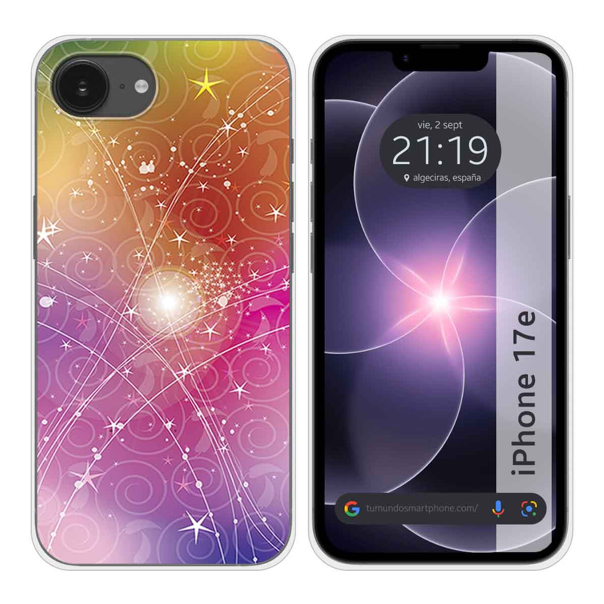 Funda Silicona para iPhone 17e diseño Abstracto...