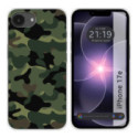 Funda Silicona para iPhone 17e diseño Camuflaje Dibujos