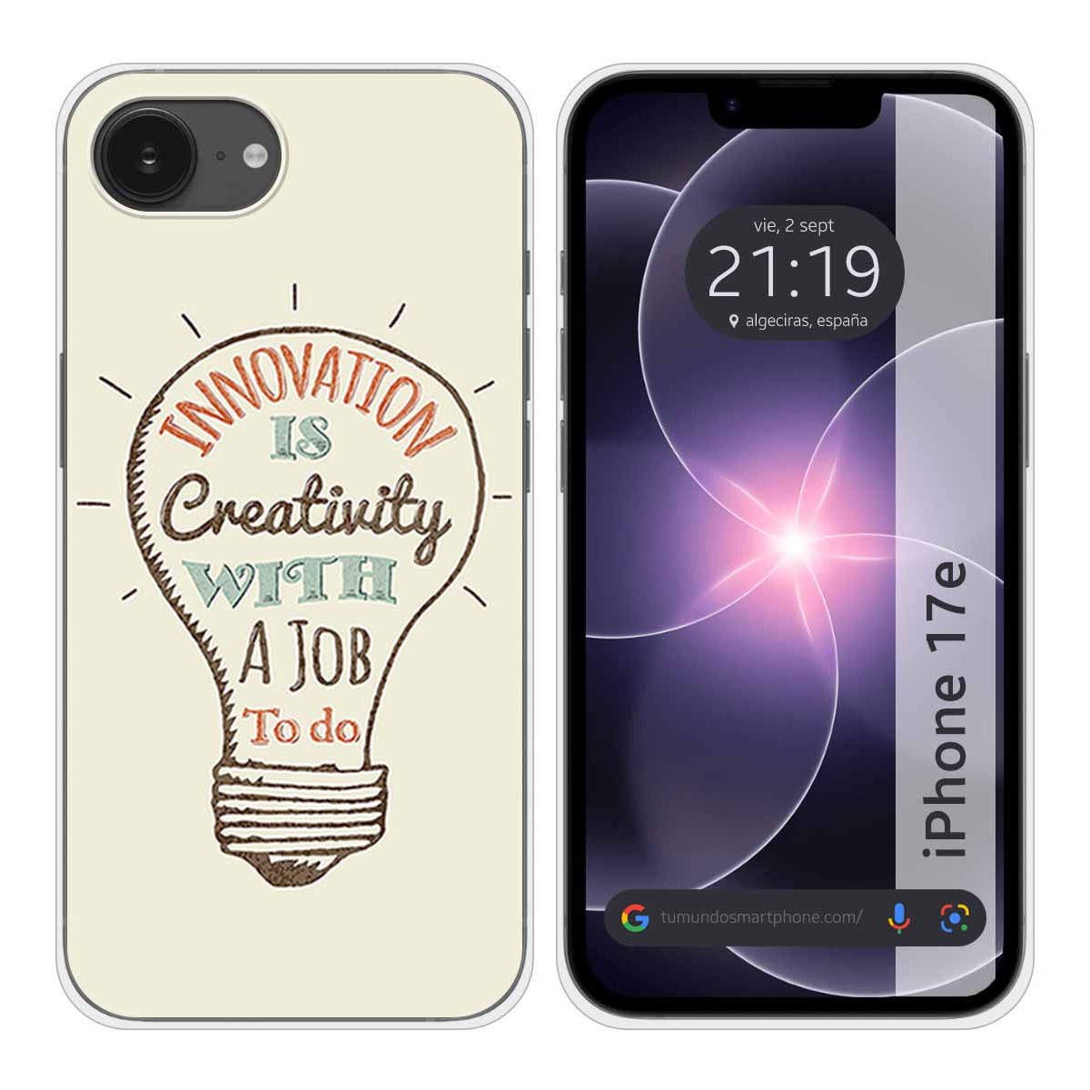 Funda Silicona para iPhone 17e diseño...