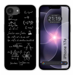 Funda Silicona para iPhone 17e diseño Formulas Dibujos