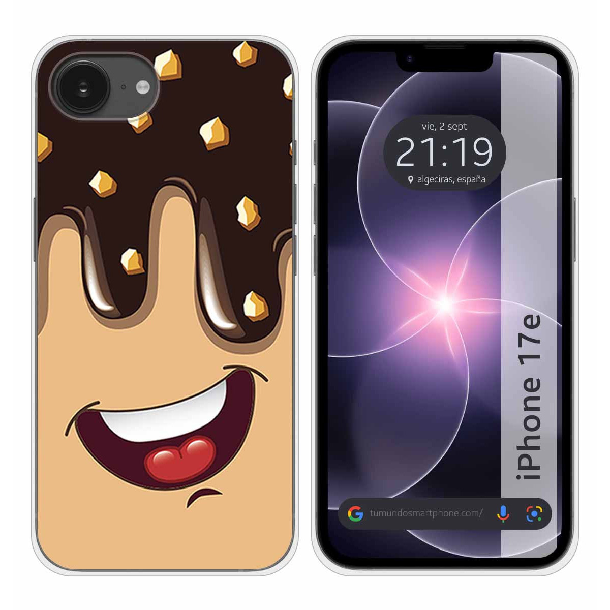 Funda Silicona para iPhone 17e diseño Helado...