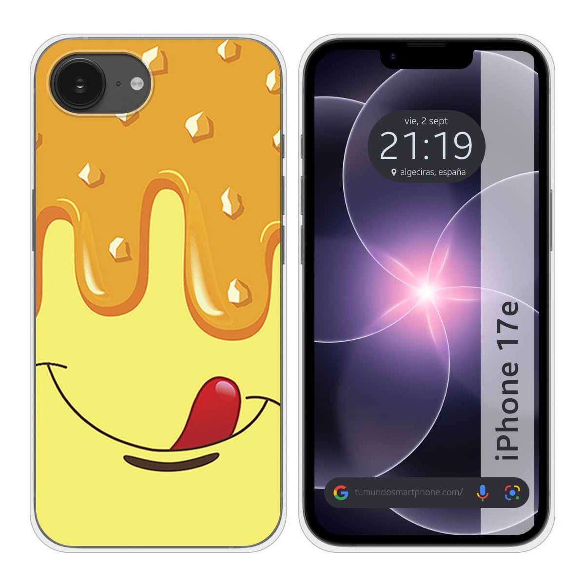 Funda Silicona para iPhone 17e diseño Helado...