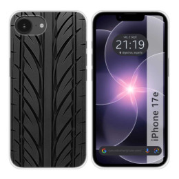 Funda Silicona para iPhone 17e diseño Neumatico Dibujos
