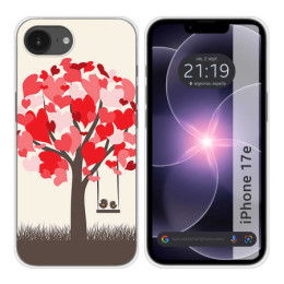 Funda Silicona para iPhone 17e diseño Pajaritos Dibujos